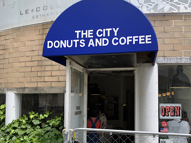 The city donuts and coffee